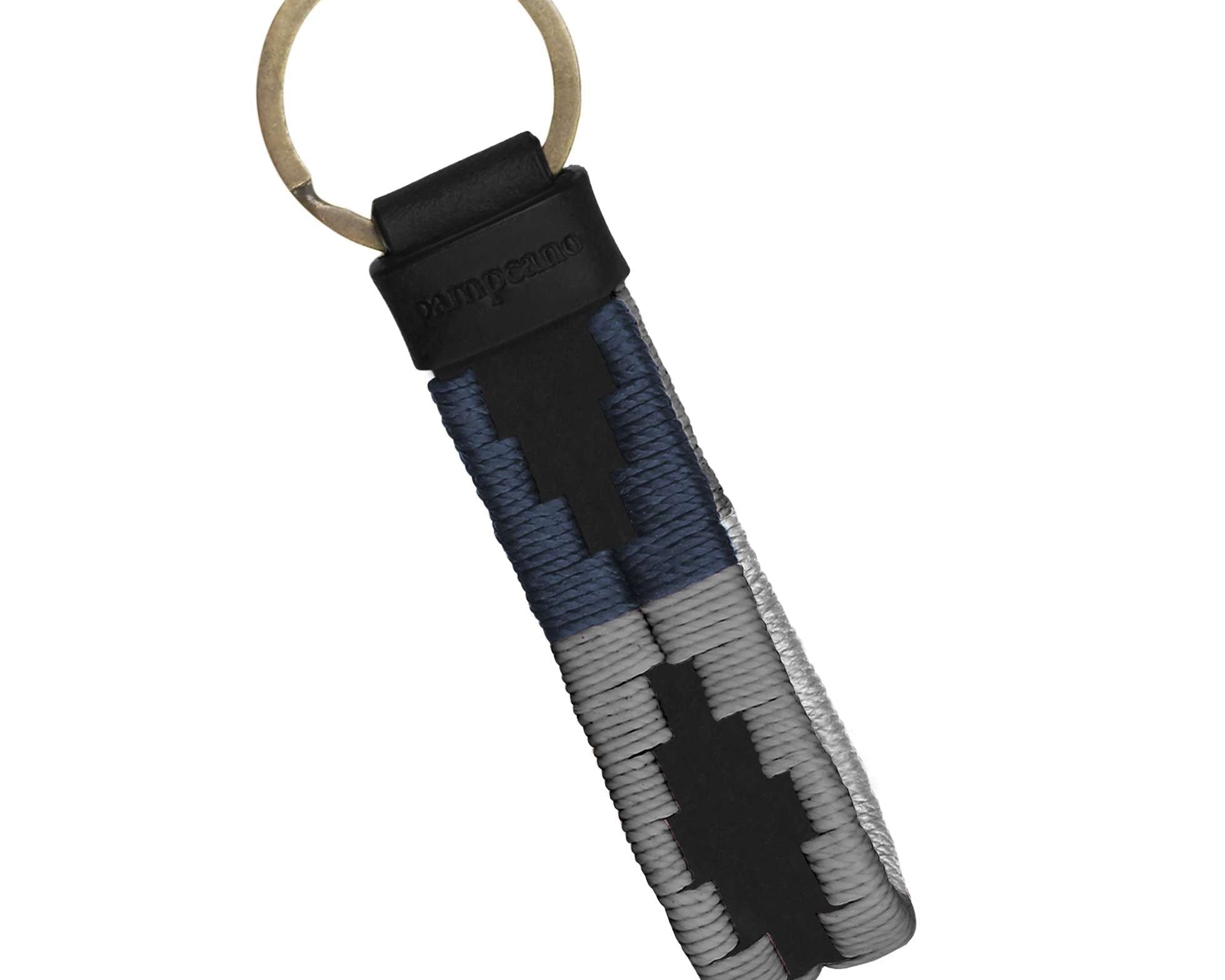 Charro Loop Keyring - Black Leather