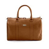 Kleine Reisetasche Varon – Hellbraunes Leder