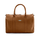 Varon small travel bag - tan leather
