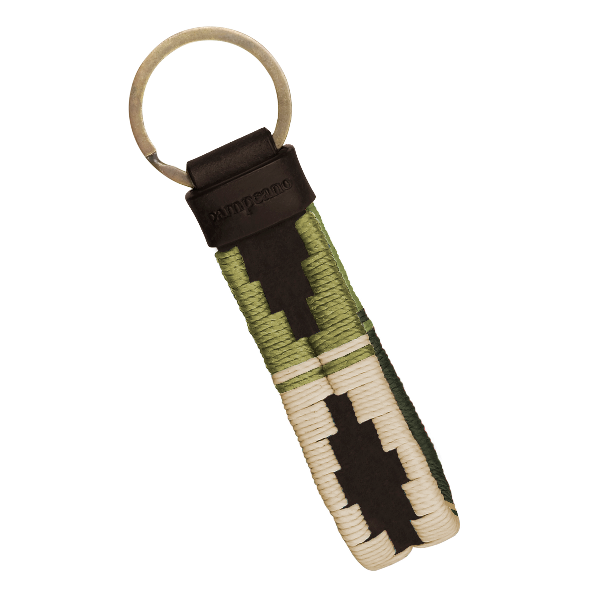 Charro Loop Keyring - Brown Leather