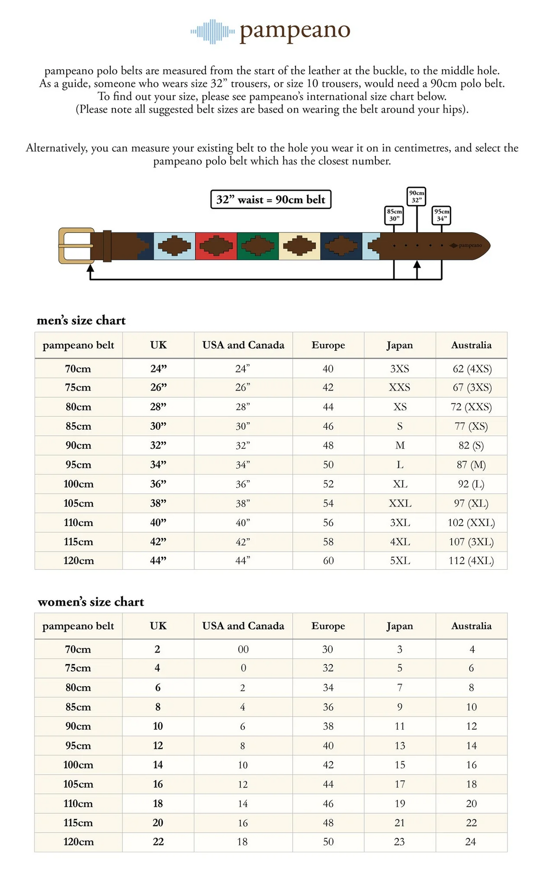 Design Your Own pampeano Belt Style - Cordoba - 2 Colours