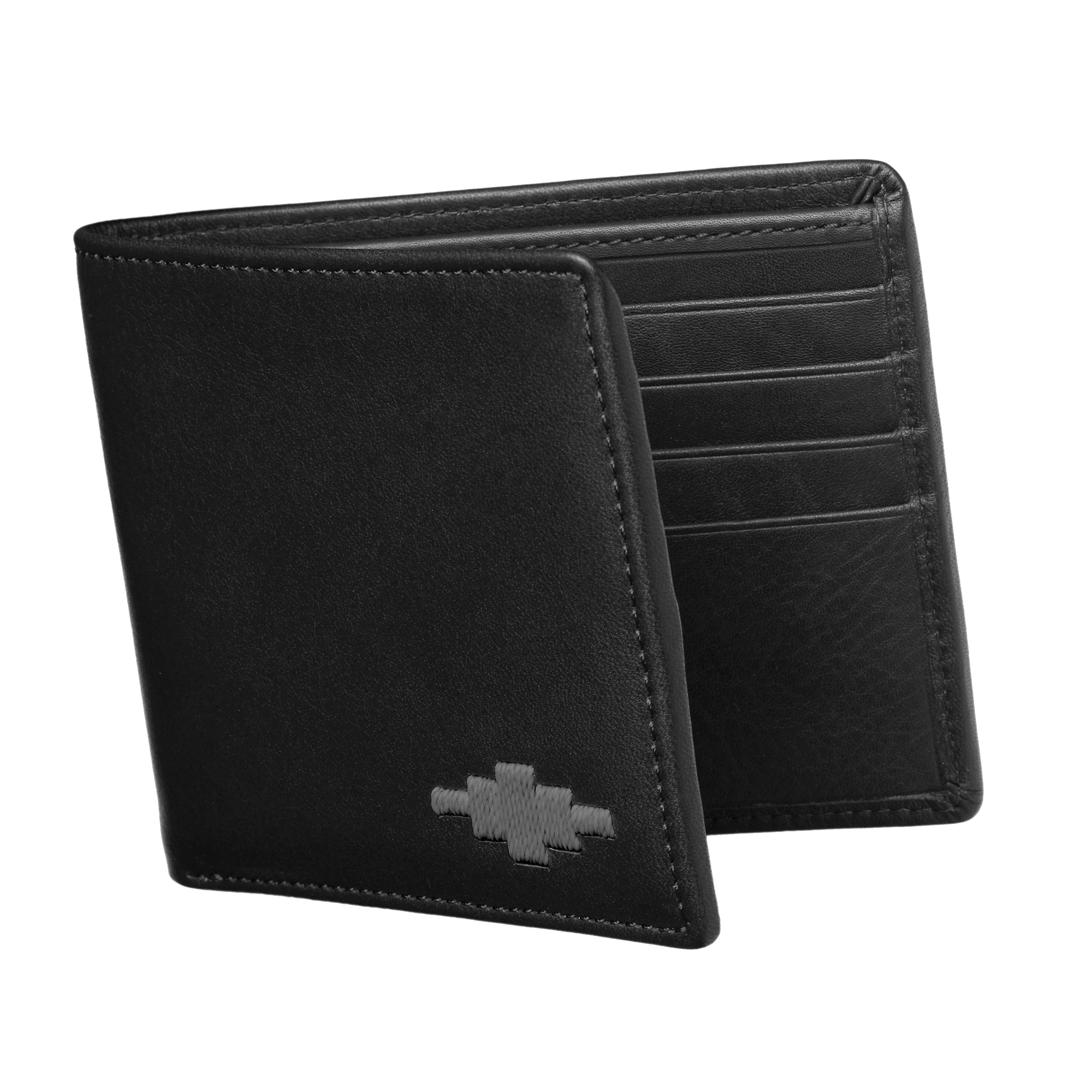 Dinero card wallet - black leather