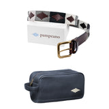 Auswahl zwischen einem beliebigen Pampeano-Gürtel und einer beliebigen Leder-Kulturtasche – Geschenkpaket