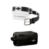 Auswahl zwischen einem beliebigen Pampeano-Gürtel und einer beliebigen Leder-Kulturtasche – Geschenkpaket