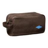 Hombre Kulturtasche - Braunes Leder