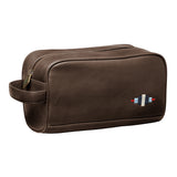 Hombre Kulturtasche - Braunes Leder