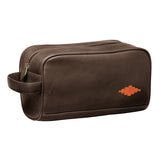 Hombre Kulturtasche - Braunes Leder