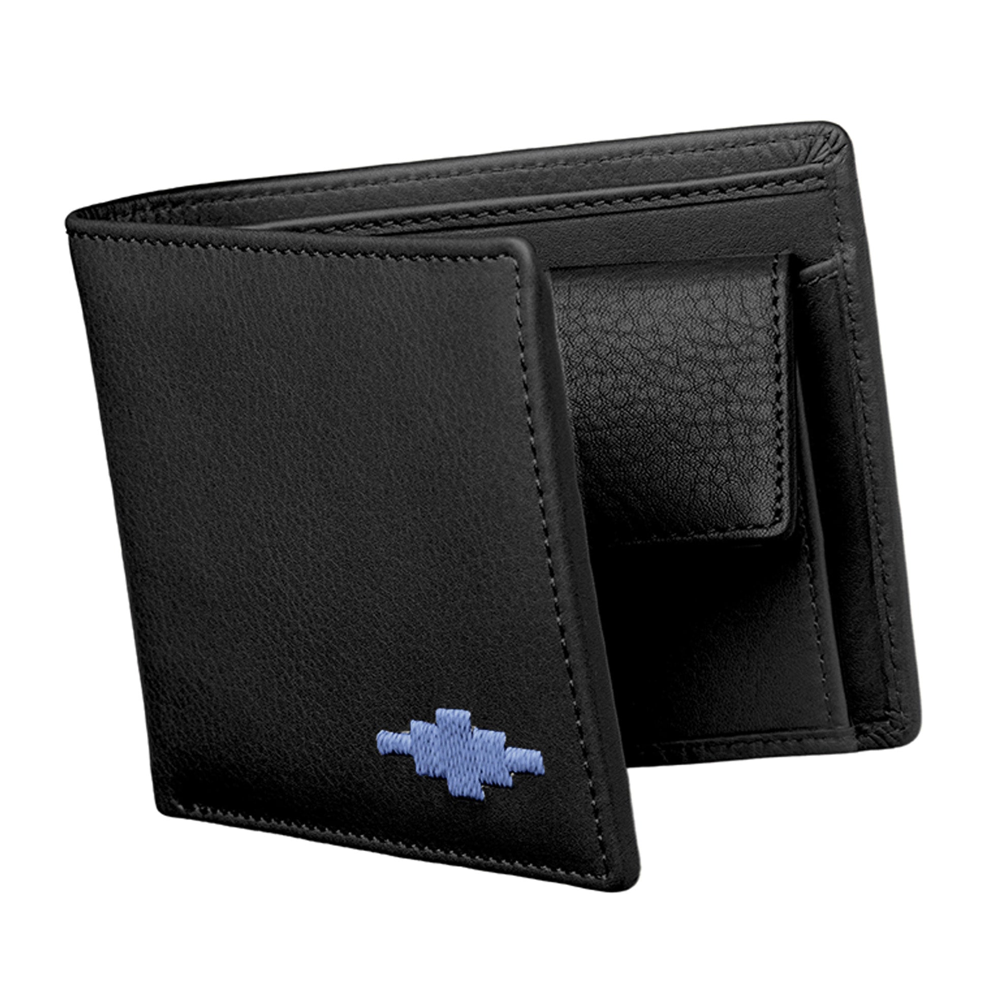 Moneda Münzbörse - Schwarzes Leder