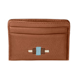 Rombo Card Slip - Tan Leather