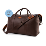 Caballero Stor Reiseveske - Brunt Skinn