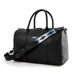 Varon Small Travel Bag - Black Leather
