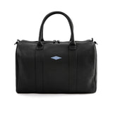 Varon Small Travel Bag - Black Leather