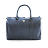 Kleine Reisetasche Varon – Marineblaues Leder