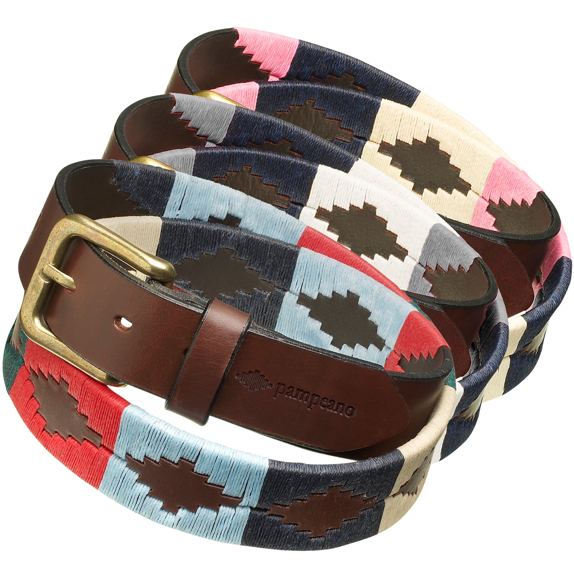 Choice of Any 3 Leather pampeano Polo Belts - Gift Package - pampeano UK