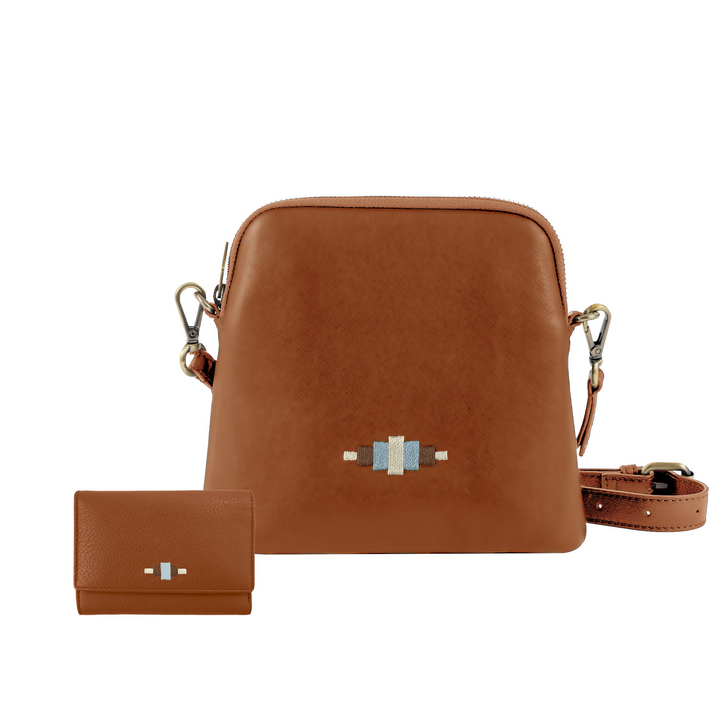 Belleza Crossbody with Complimentary Purse - Tan