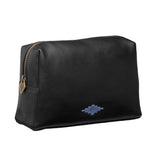 Afeite Kulturtasche - Schwarzes Leder