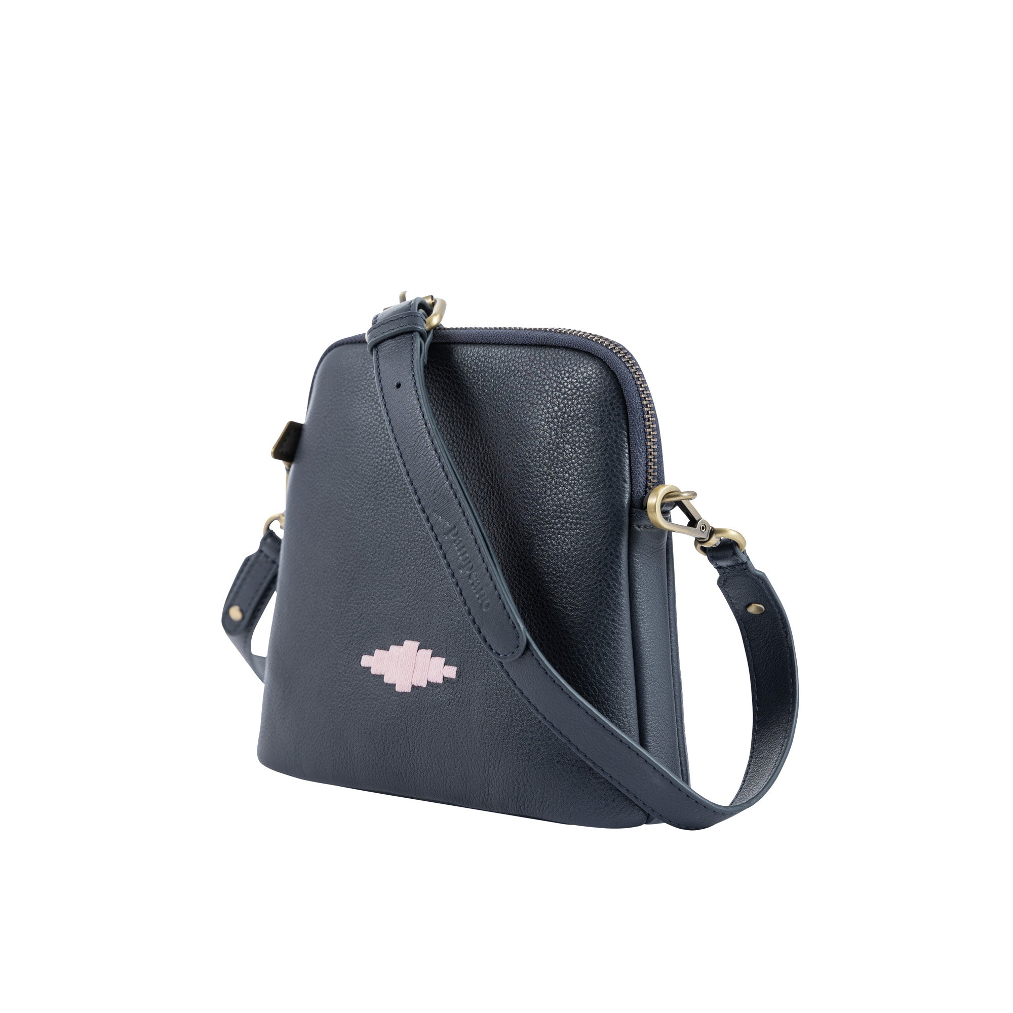 Belleza Crossbody Bag Navy Leather pampeano UK