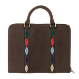Clara Briefcase - Black Leather
