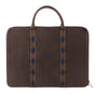 'Empresario' Briefcase - Brown Leather - pampeano UK