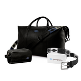 Choice of Any Large Leather Travel Bag, Belt and Washbag