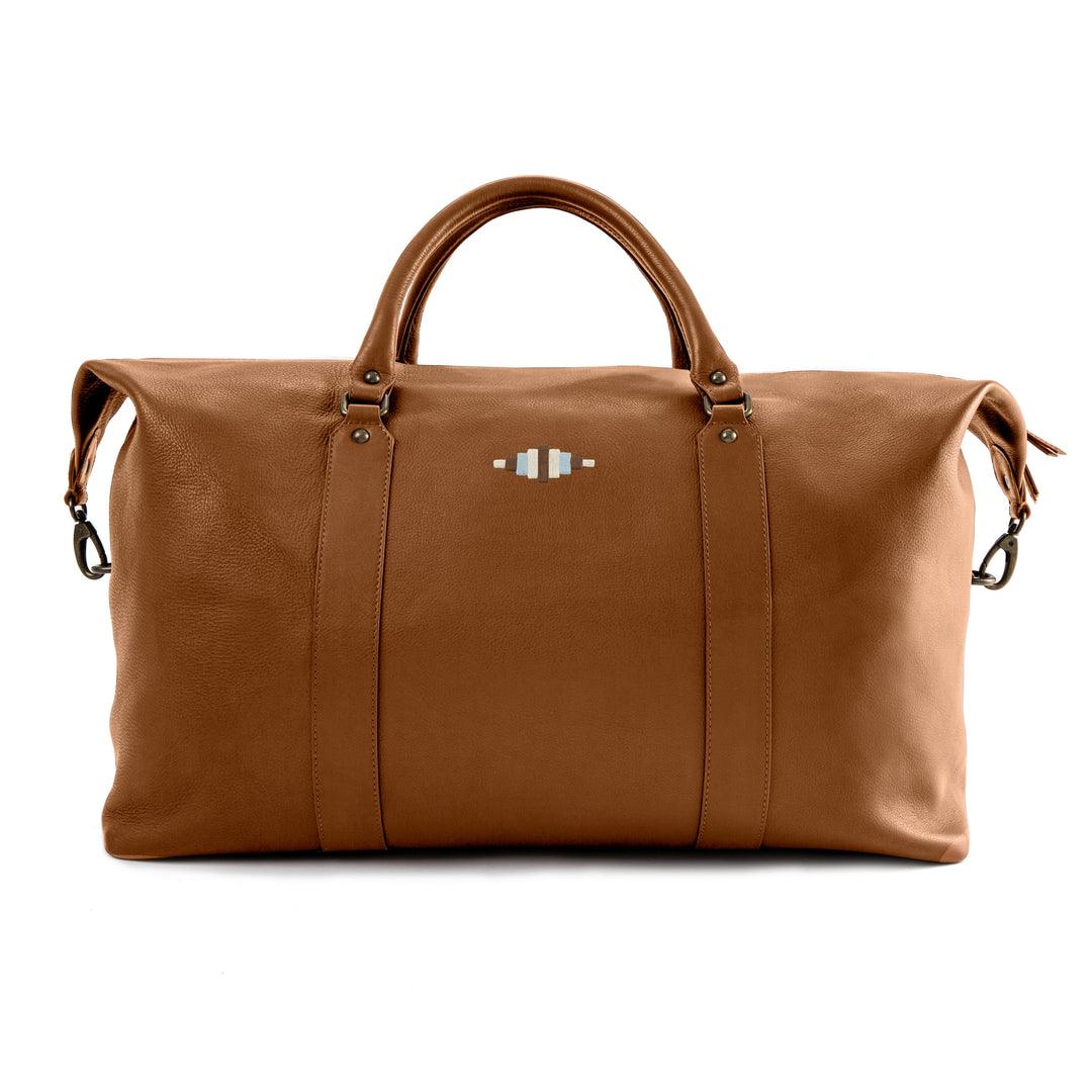 Caballero Large Travel Bag - Tan Leather