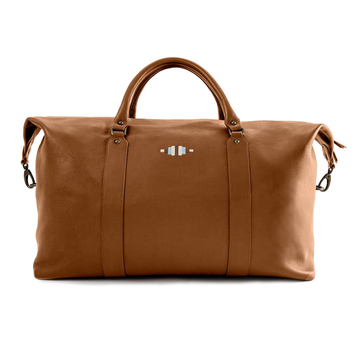 Caballero Large Travel Bag - Tan Leather
