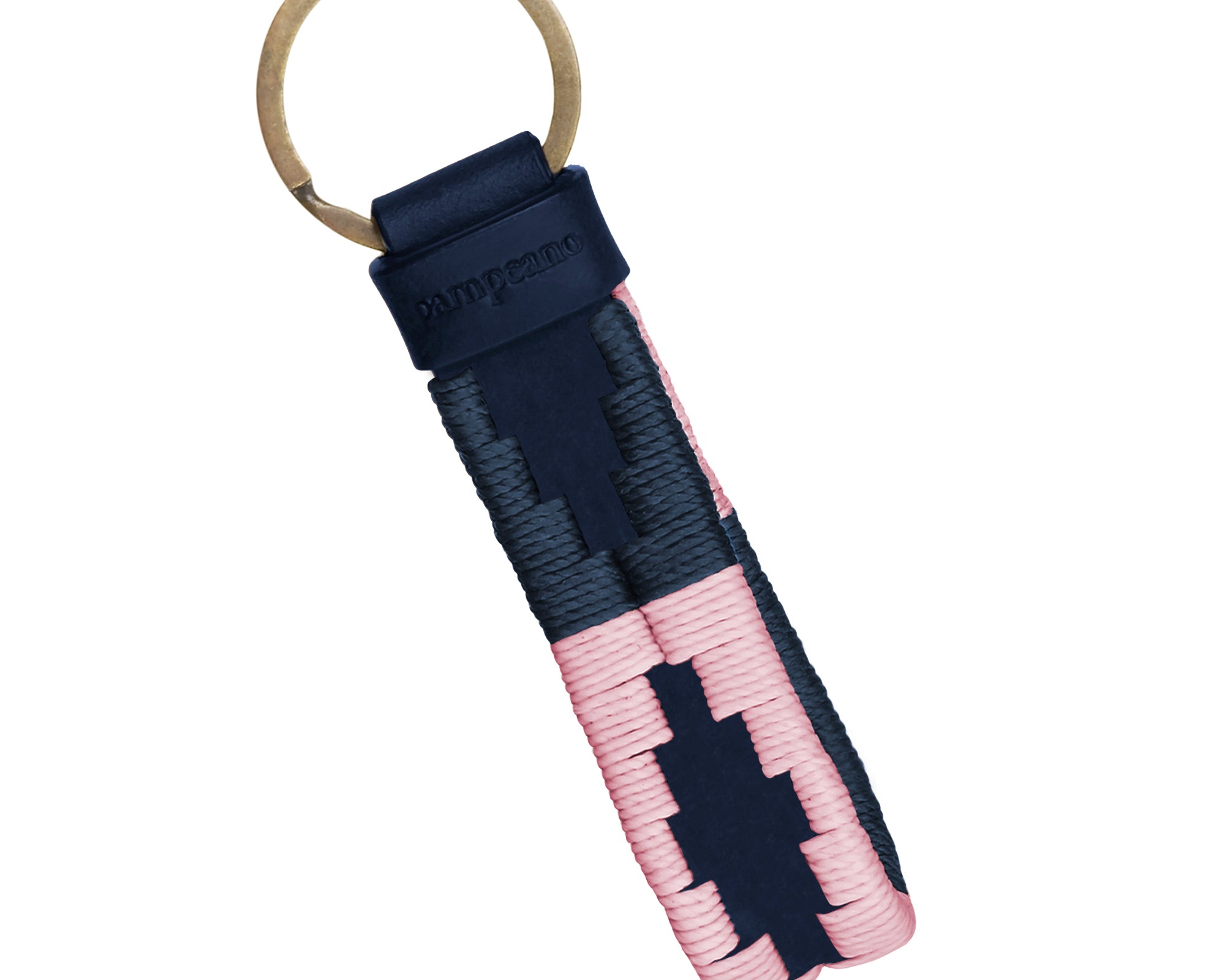 Charro Loop Keyring - Navy Leather