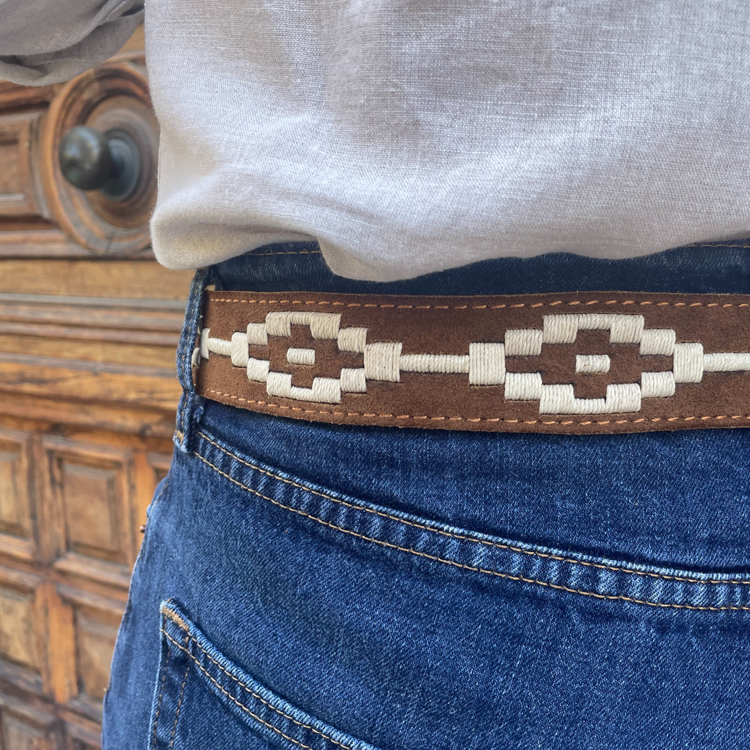 'Confianza' pampeano Polo Belt - Tan Suede - pampeano UK