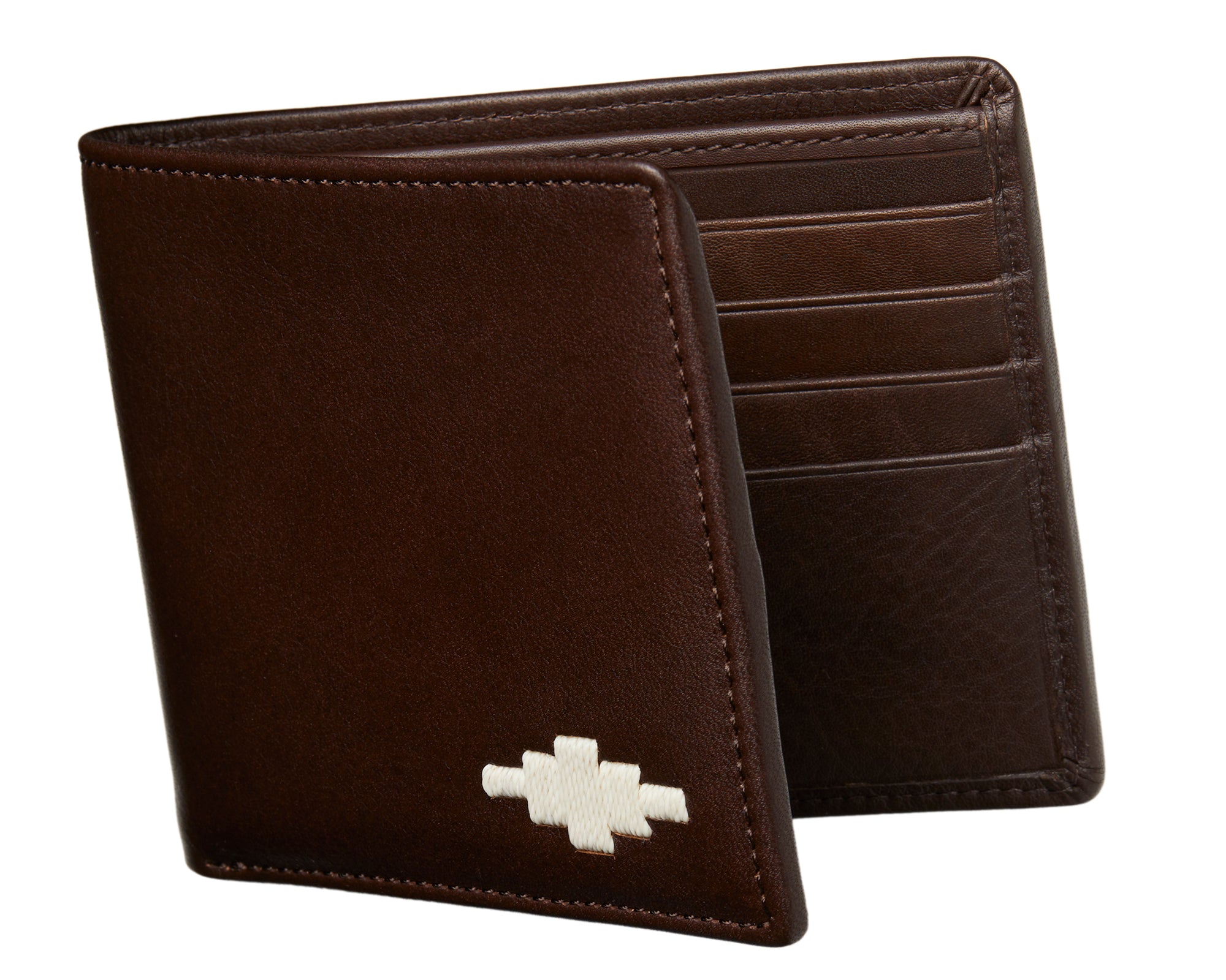 Dinero Card Wallet - Brown Leather