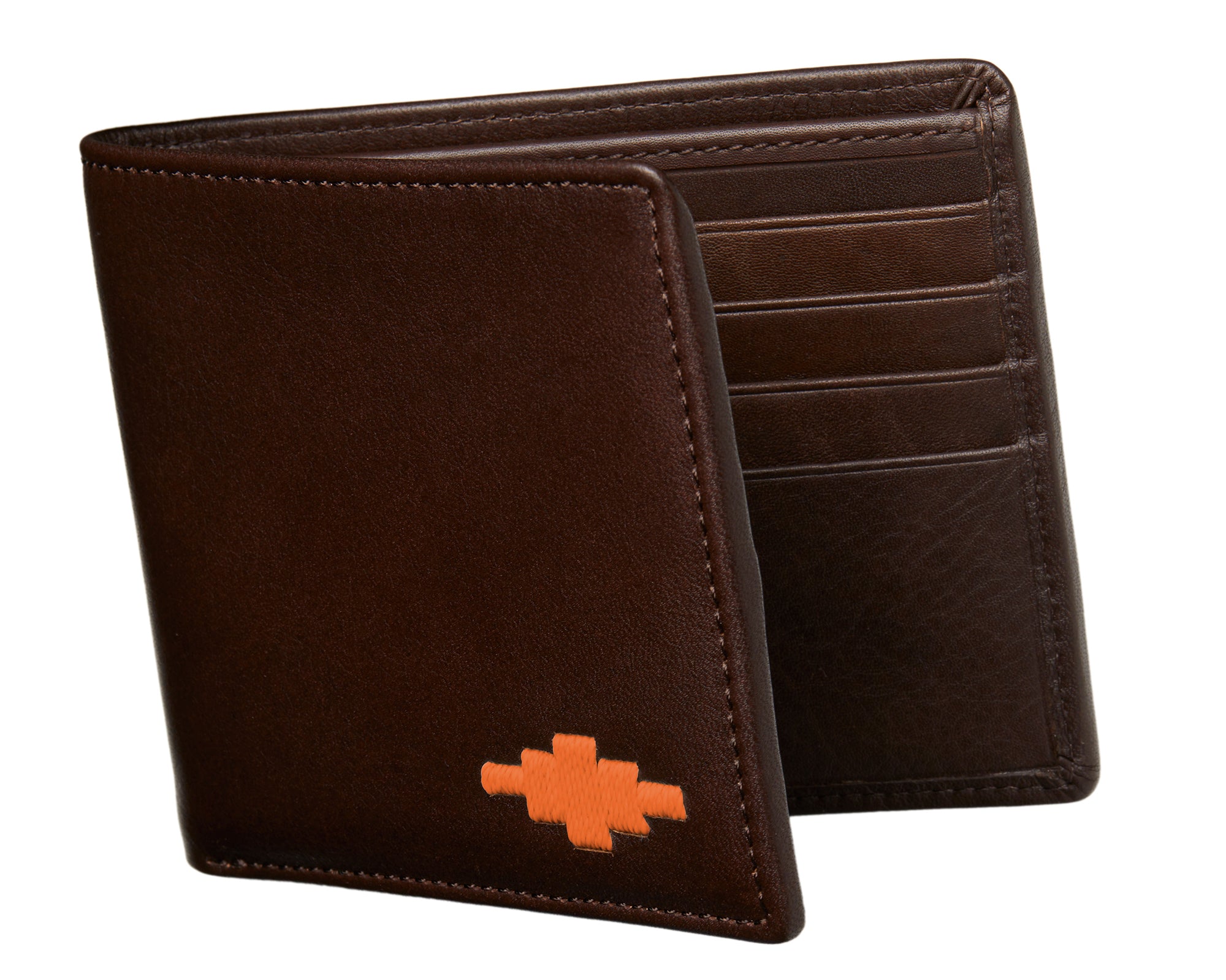 Dinero Card Wallet - Brown Leather