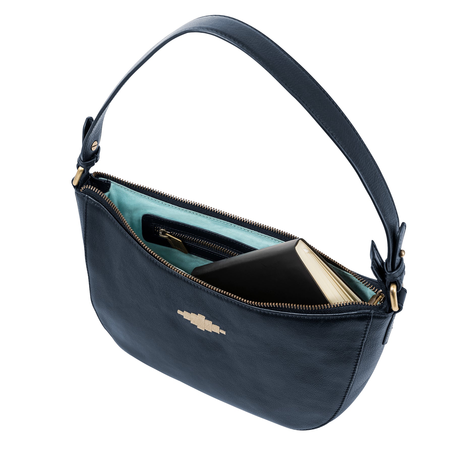 Small navy handbag hot sale