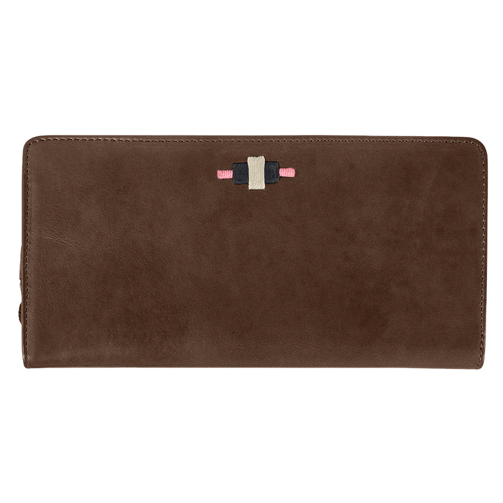 Trapecio Tote Bag with Complimentary Rico Purse - Brown Leather