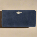 Trapecio Tote Bag with Complimentary Rico Purse - Navy Leather