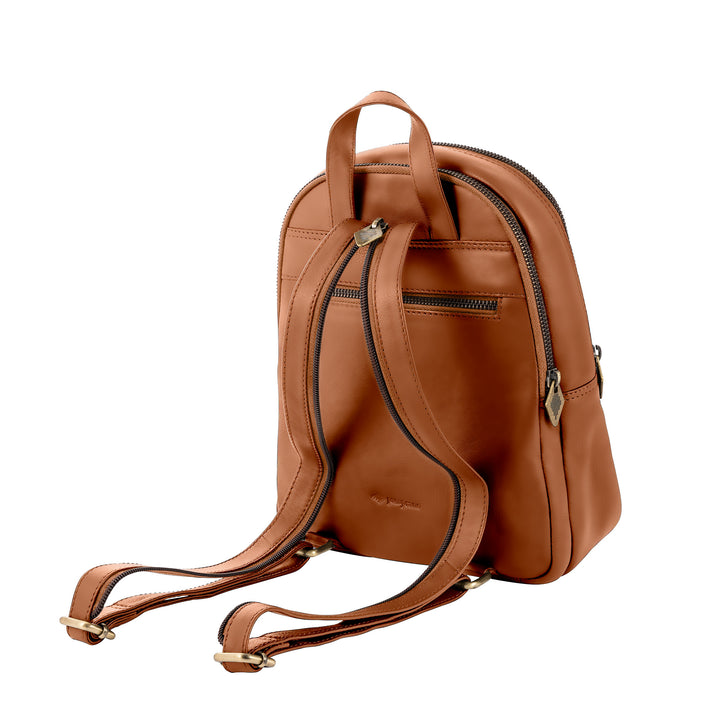Viajera Small Backpack - Tan Leather