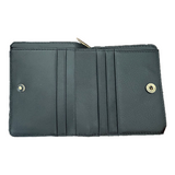 Nena Zipped Purse - Navy Leather