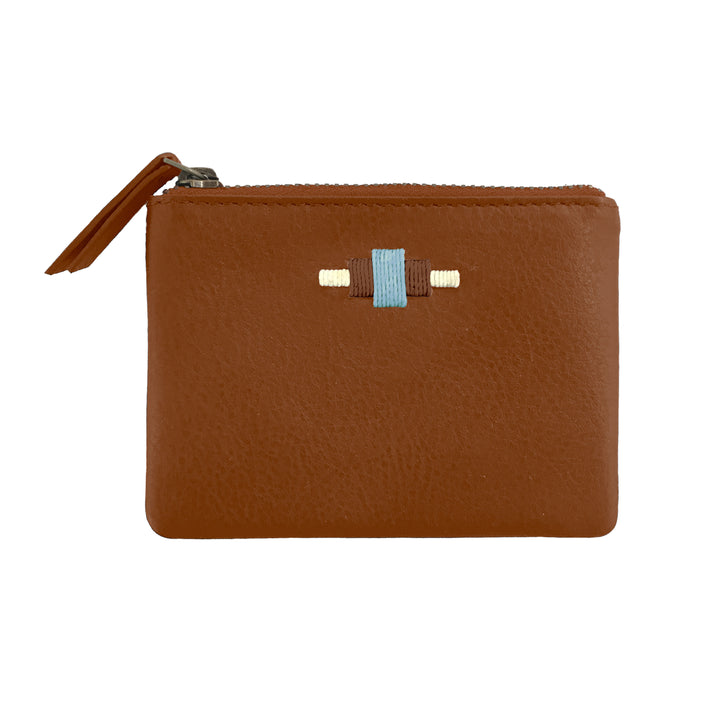 Cambio Pouch Purse - Tan Leather