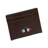 Rombo Card Slip - Brown Leather