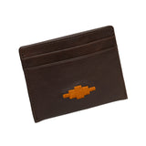 Rombo Card Slip - Brown Leather