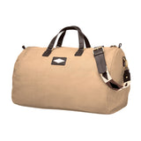 Traje Holdall - Brown Leather and Sand Canvas