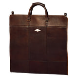 Traje Holdall with Suit Cover - Brown Leather