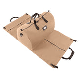 Traje Suit Cover - Brown Leather and Sand Canvas
