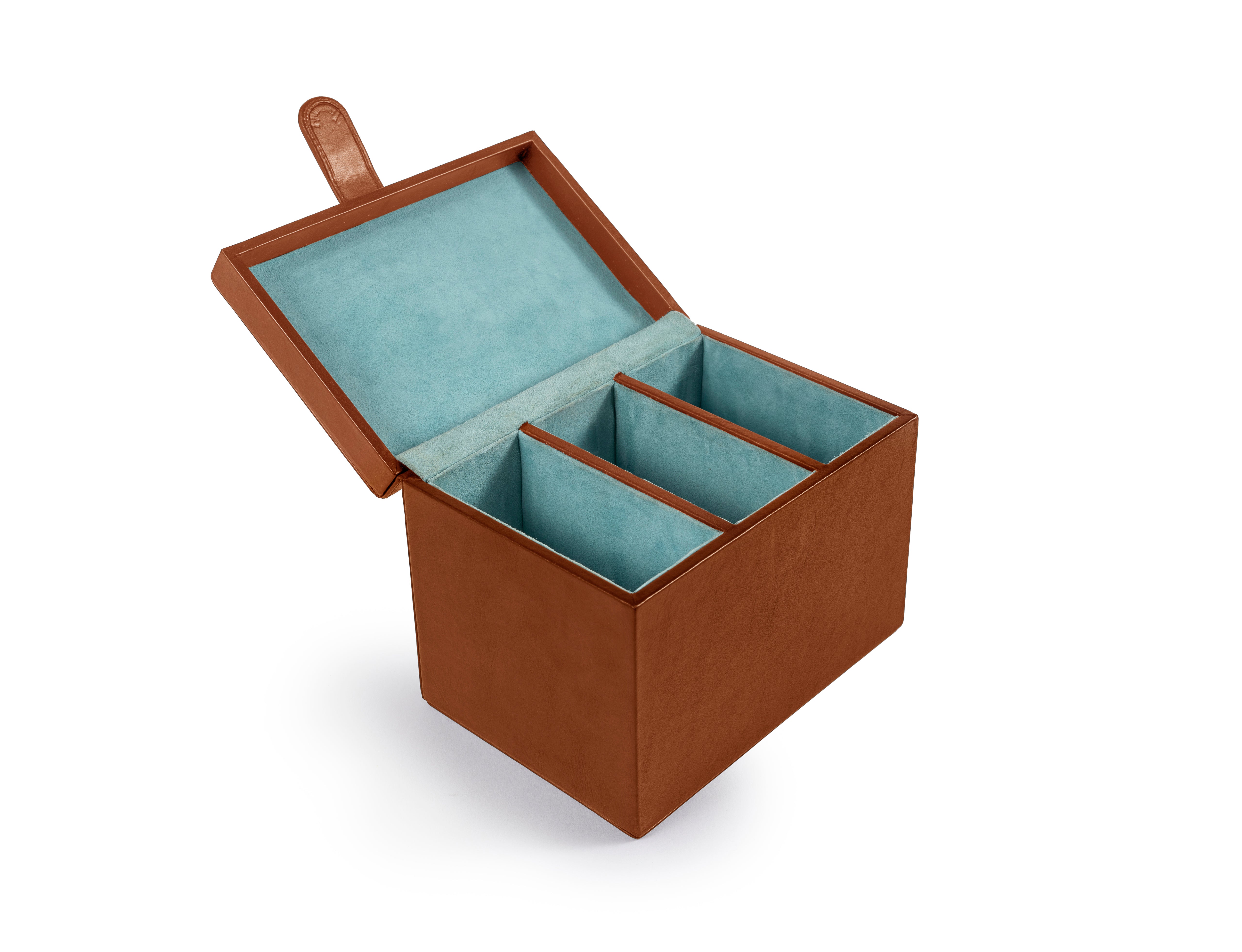pampeano Three Belt Box - Tan Leather