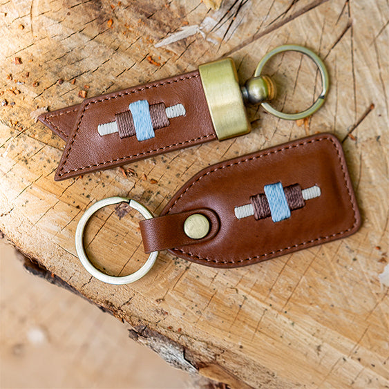 Brown Leather Belt for Men - Aurora | pampeano