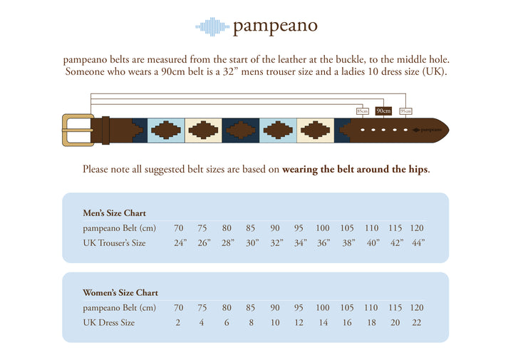 Choice of Any Leather pampeano Belt, Dog Collar and Lead - Gift Package