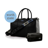 Choice of any Leather Washbag and Leather Varon Travel Bag - Gift Package