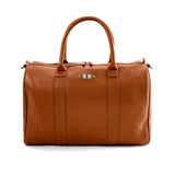 Kleine Reisetasche Varon – Hellbraunes Leder