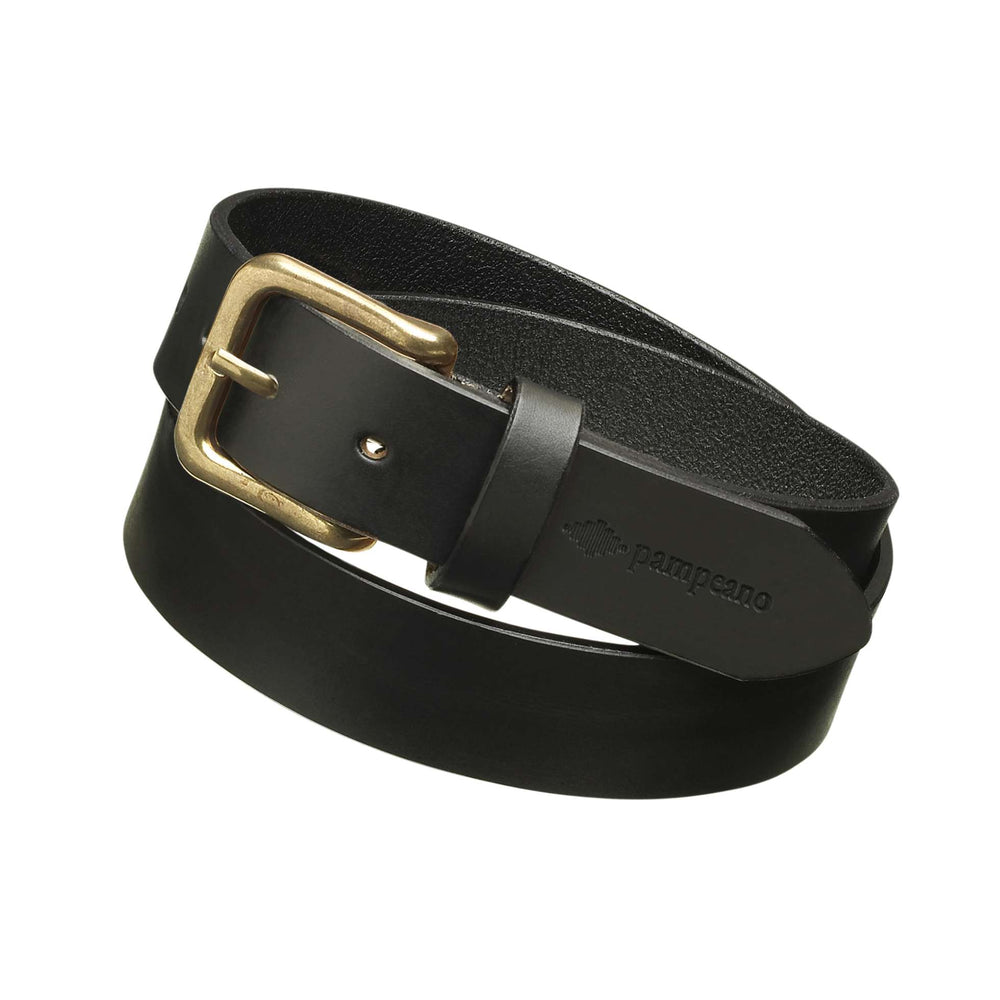 Black Plain Belt - 'Nieto' - Pampeano UK