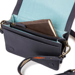 'Estilo' Crossbody Bag - Navy Leather - pampeano UK
