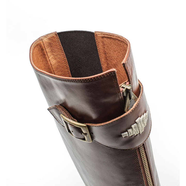Interchangeable Boot Zip Guards - Brown Leather - Pampeano UK