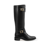 'Moda' Fashion Boot - Black Leather - Pampeano UK